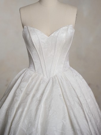 Maggie Sottero Style Derrick | Maggie Sottero #4 Ivory (gown with Natural Illusion) thumbnail