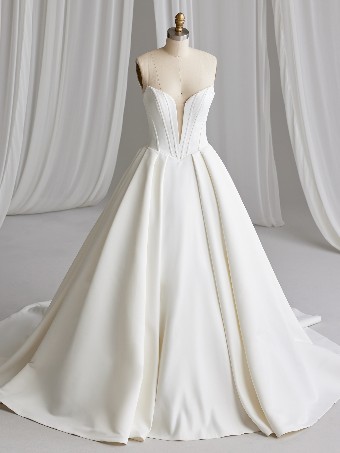 Maggie Sottero Style Derrick | Maggie Sottero #3 Ivory (gown with Natural Illusion) thumbnail