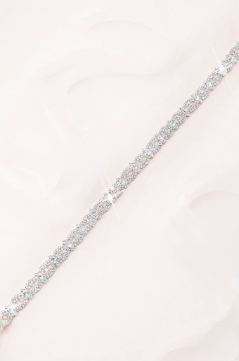 Heirloom Bridal Company Style Liv Crystal Belt | Heirloom Bridal Company #0 default Silver thumbnail