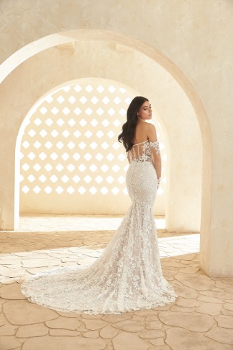 Paloma Blanca Style 5009 | Dress + Sleeves | Paloma Blanca #2 Natural with Natural Lining thumbnail