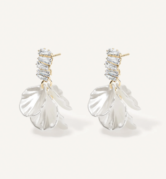 Heirloom Bridal Company Style Jesse Dropped Earrings #0 default Gold thumbnail