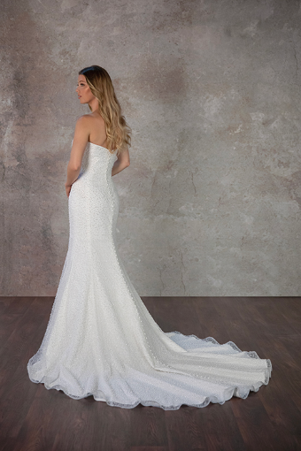 Essense of Australia Style D4182 | Essense of Australia #1 (IV-IV) IVORY BEADED TULLE OVER IVORY GOWN thumbnail
