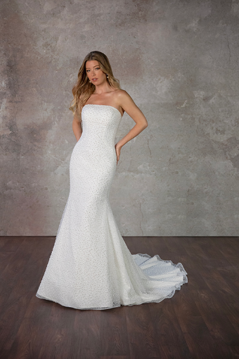 Essense of Australia Style D4182 | Essense of Australia #0 default (IV-IV) IVORY BEADED TULLE OVER IVORY GOWN thumbnail