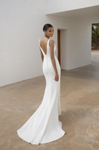 Adore by Justin Alexander Style Alba Dress + Train | Justin Alexander #1 default Ivory/Latte thumbnail