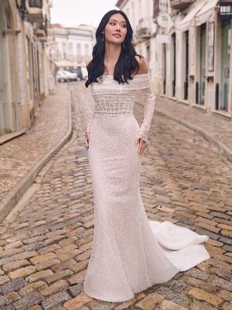 Drew | Maggie Sottero #1 Ivory (gown with Ivory Illusion) thumbnail