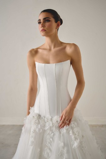 Justin Alexander Signature Style Astra Dress & Sleeves | Justin Alexander Signature #2 default Off White thumbnail