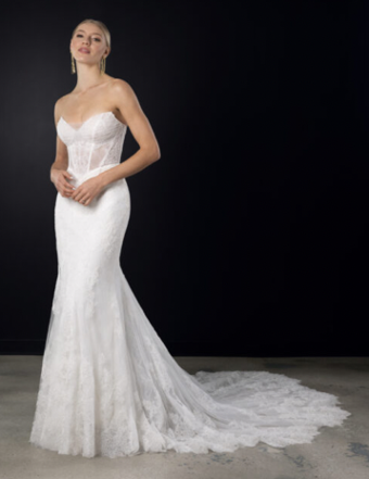 Martina Liana Style 1752 | Martina Liana #0 default IVORY LACE AND TULLE OVER IVORY GOWN thumbnail