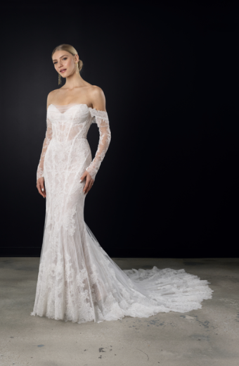 Martina Liana Style 1752 | Martina Liana #1 default IVORY LACE AND TULLE OVER IVORY GOWN thumbnail