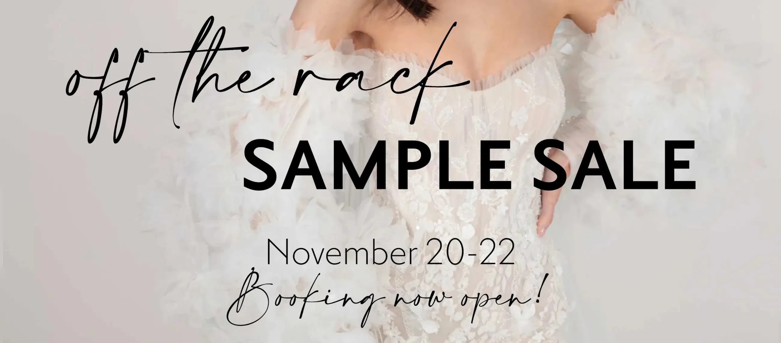 off the rack sample sale